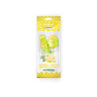 Актифрут карамель леденцовая с цинком и витамином С 17 г (лимон-мята)