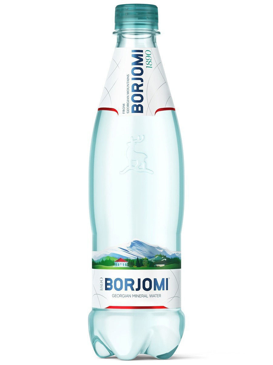 Вода минеральная Боржоми 0,5 л (стекло)