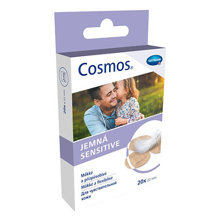 Хартманн Лейкопластырь "Cosmos" sensitive для чувствительной кожи 20 шт круглые d 22 мм