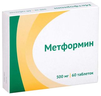 Метформин тб  500 мг № 60 (Озон)