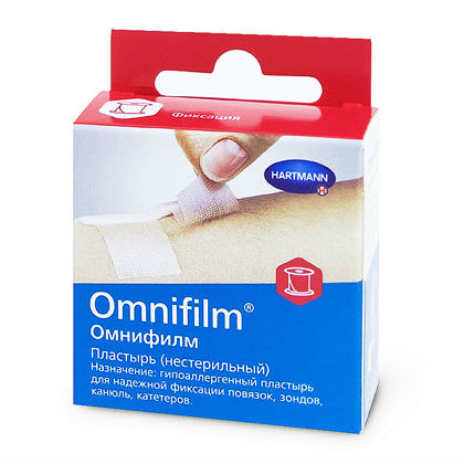 Хартманн Лейкопластырь рулон "Omnifilm" 5мх1.25см из прозрачной пленки