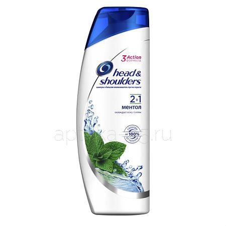 Head&Shoulders Шампунь 2в1 против перхоти Ментол освежающий 400 мл