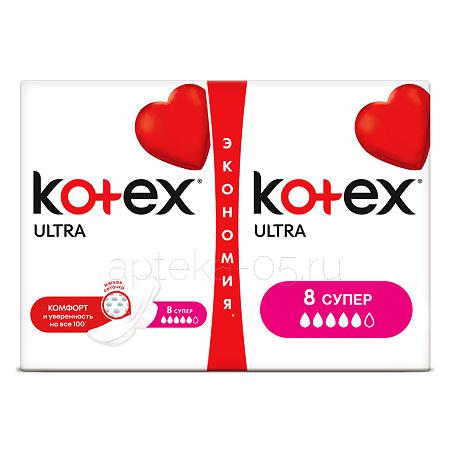 Kotex Прокладки ультра сетч супер № 16