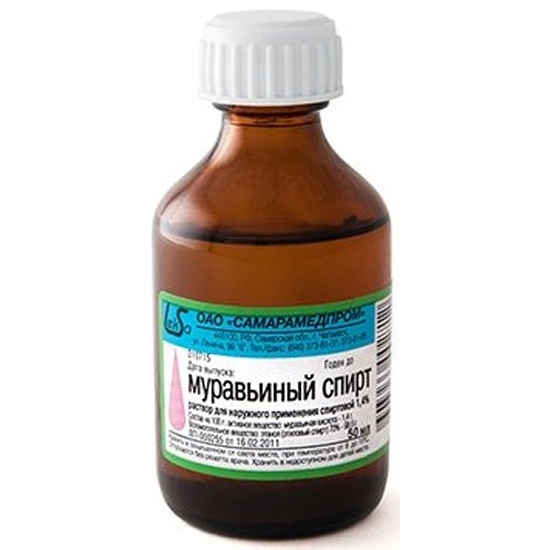 Муравьиный спирт фл 1,4% 50 мл (Самарамедпром/Йодные технологии)