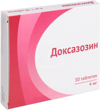 Доксазозин тб 4 мг № 30 (Озон)