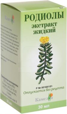 Родиолы экстракт жидкий фл 30 мл (Камелия)