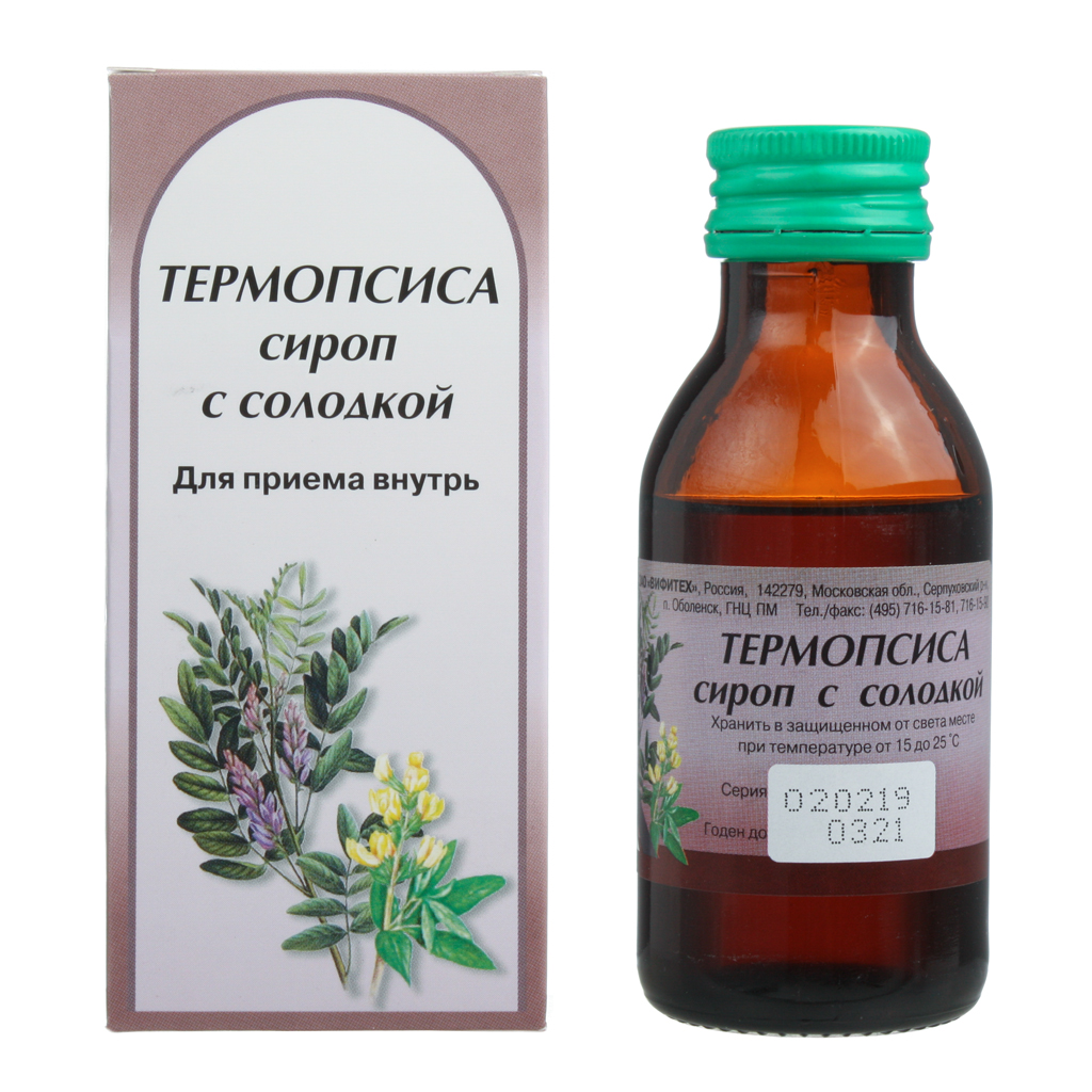 Термопсиса сироп с солодкой фл 100 мл (Вифитех)