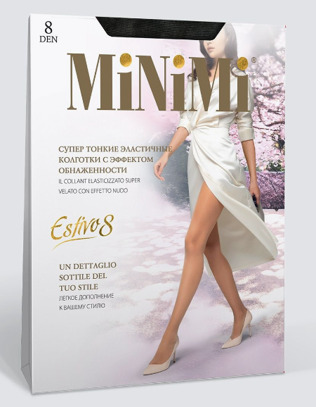Колготки Minimi Estivo 8 (3, Nero)