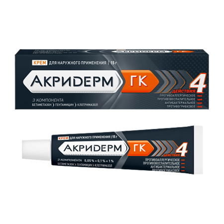 Акридерм ГК крем 15 г (Акри)