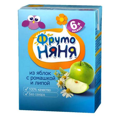 Фруто Няня Напиток яблочный с ромашкой и липой 200 мл