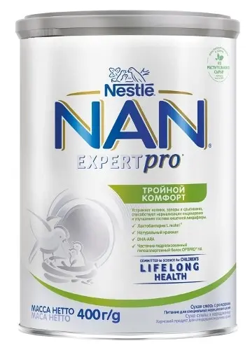 Нан Тройной комфорт смесь 400 г
