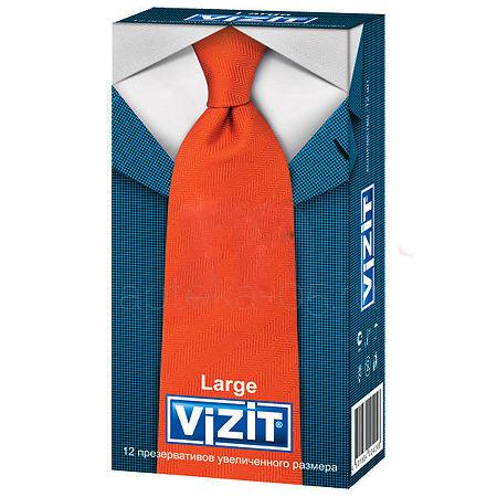 Презервативы Vizit  Large (увеличенного размера) № 12