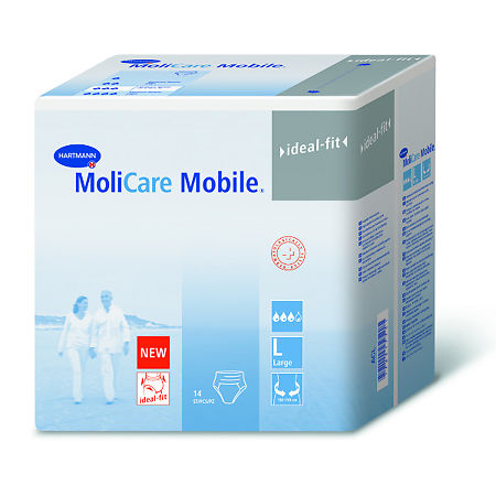 Хартманн Подгузники-трусики MoliCare Mobil super  при недержании р L №14