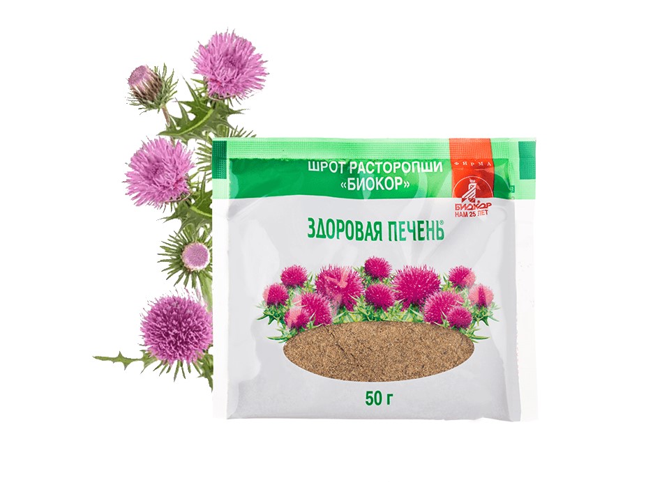 Расторопши шрот  50 г (Биокор)