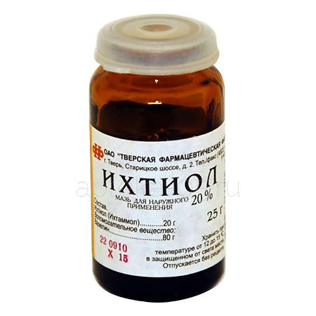 Ихтиоловая мазь 20% 25 г (Тверская ф/ф)