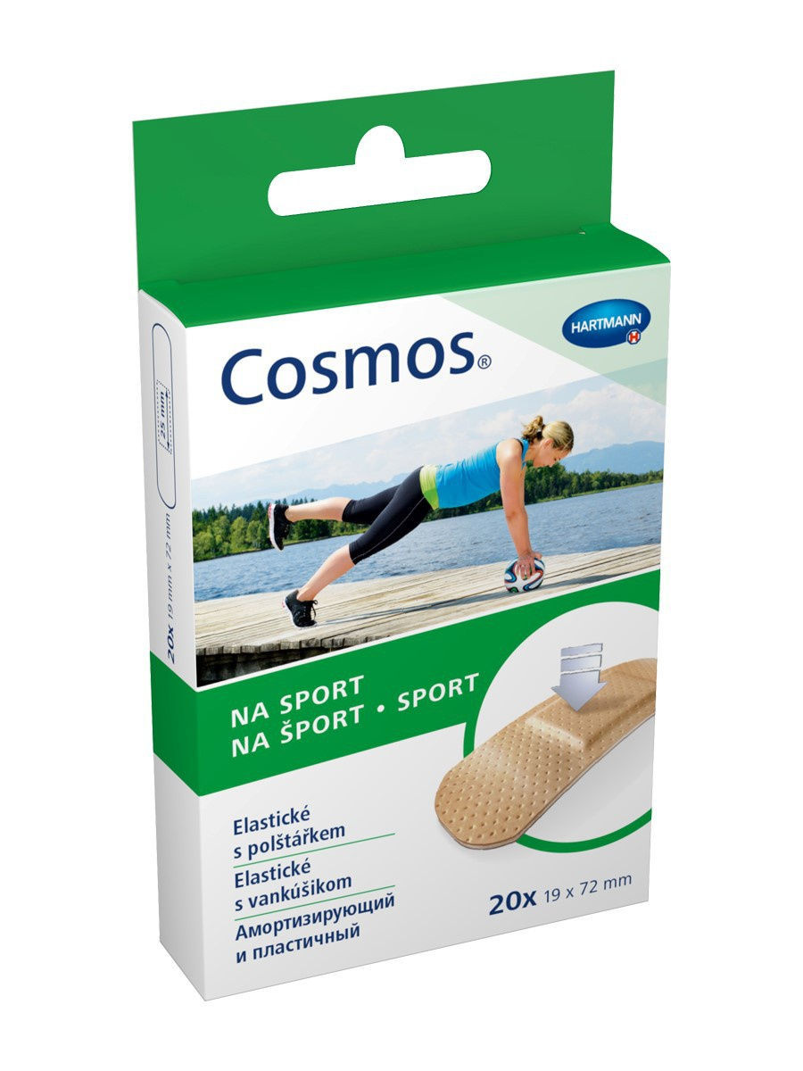 Хартманн Лейкопластырь "Cosmos" sport эластичный из полиуретановой пленки 20шт