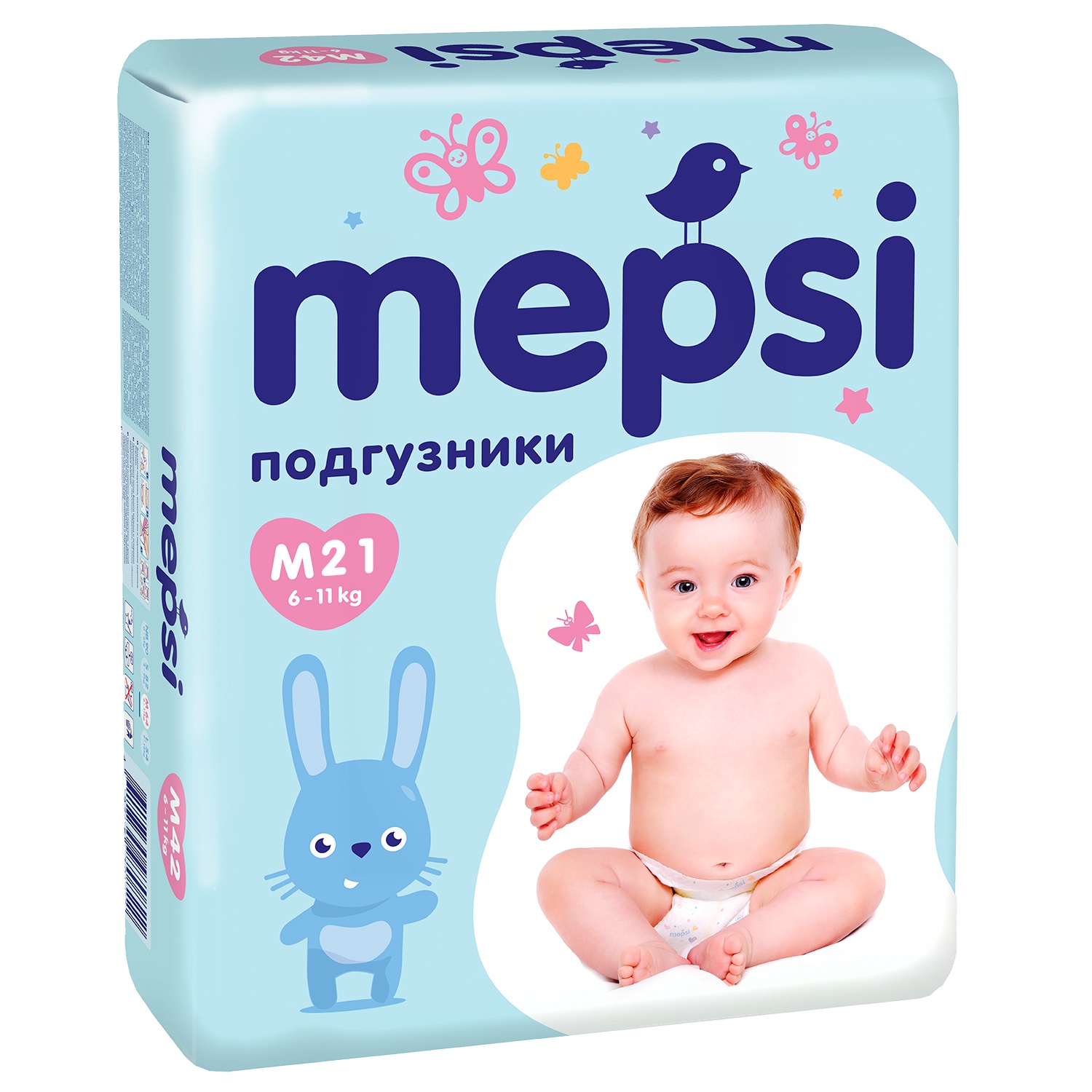 Mepsi Подгузники р.M (6-11 кг) № 21