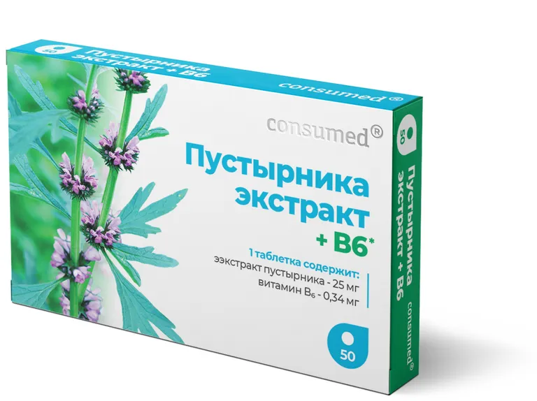 Консумед Пустырника экстракт + B6 25 мг тб № 50