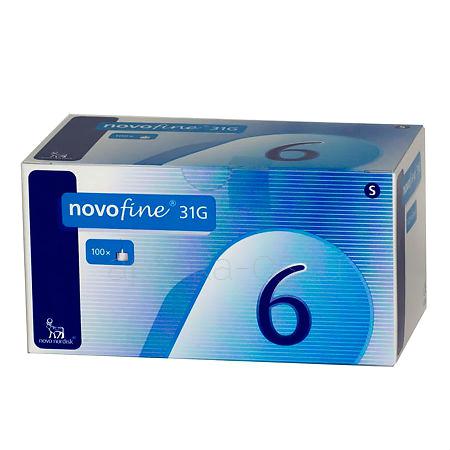 Иглы для шприц-ручки НовоФайн 31G № 100 (6)