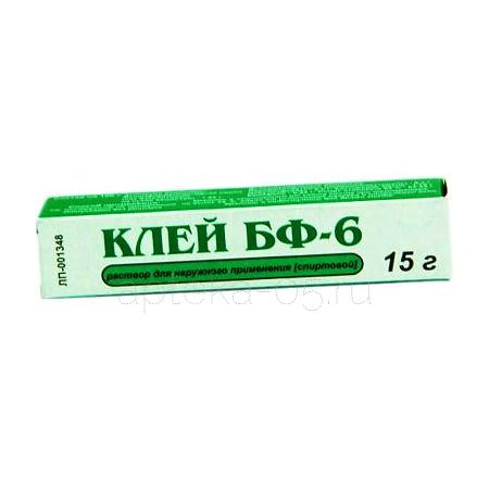 Клей БФ-6 медицинский 15 г (Тульская ФФ)