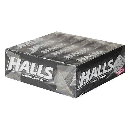 Леденцы "Halls" (экстра ментол эвкалипт ) 25 г