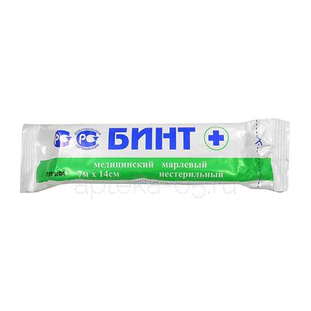 Бинт нестерильный 7м Х 14см*