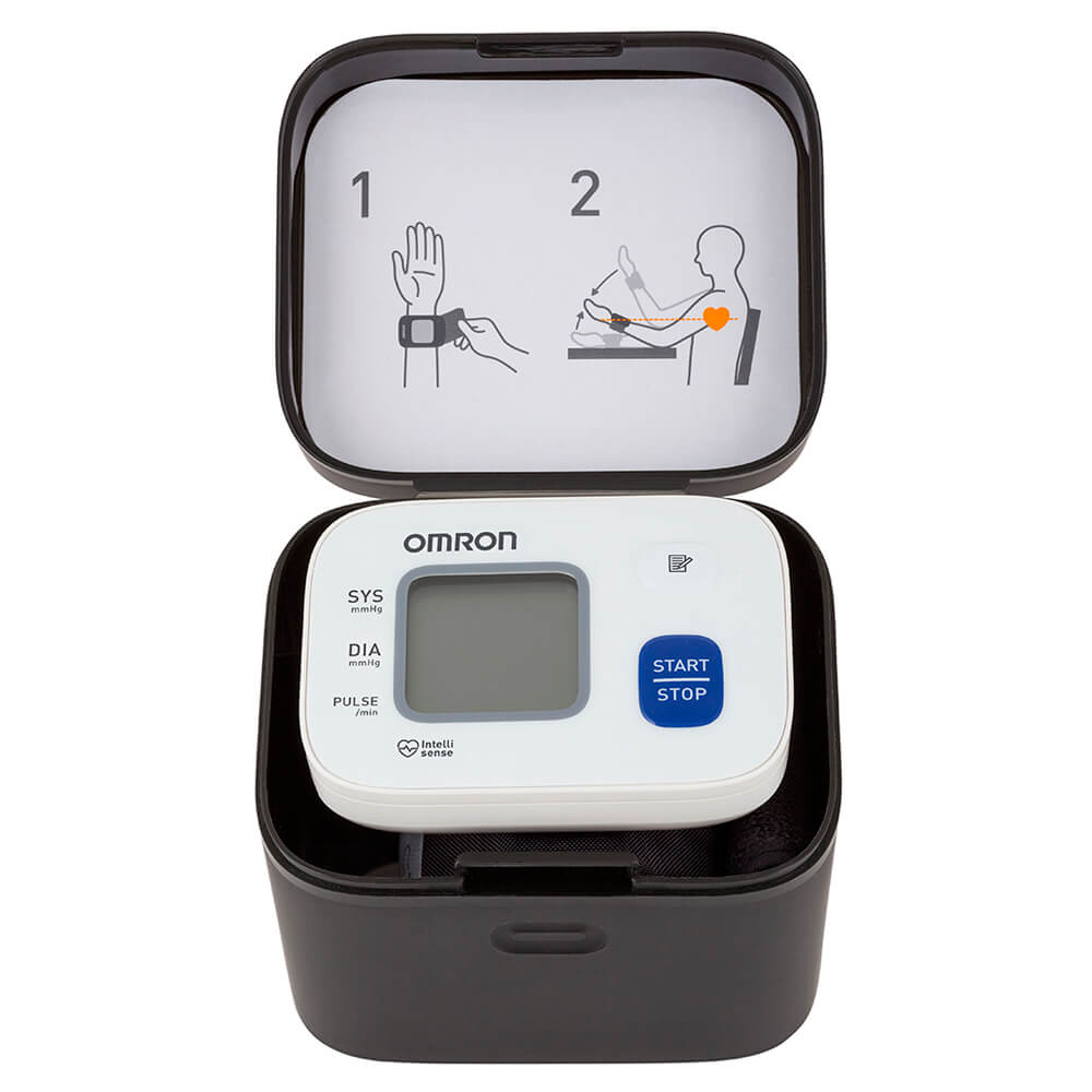 Тонометр Omron RS2 на запястье
