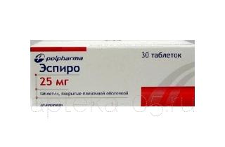 Эспиро тб 25 мг № 30 (Польфарма)