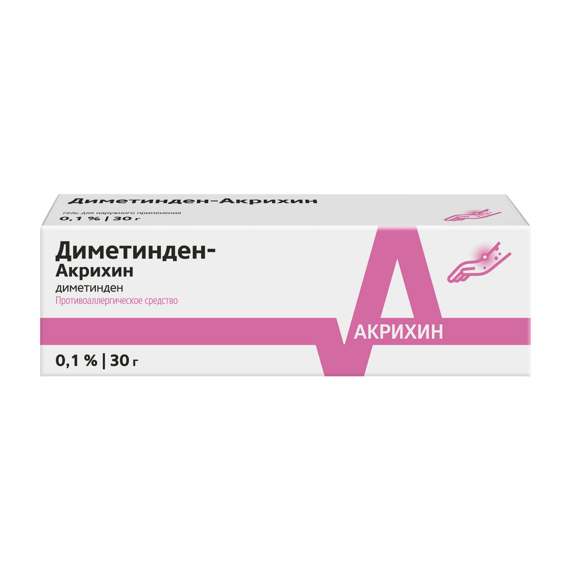 Диметинден - Акрихин гель 0,1% 30 г