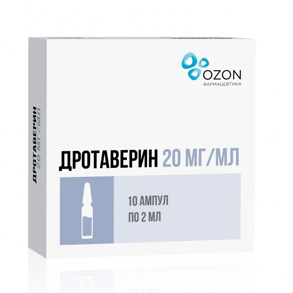 Дротаверина г/х амп 2% 2,0 № 10 (Озон)