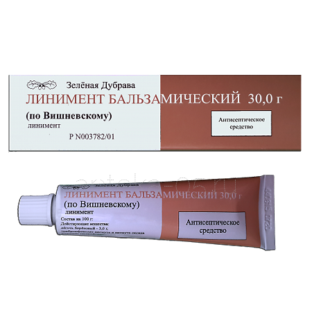Вишневского линимент  30 г туба (Зеленая Дубрава)