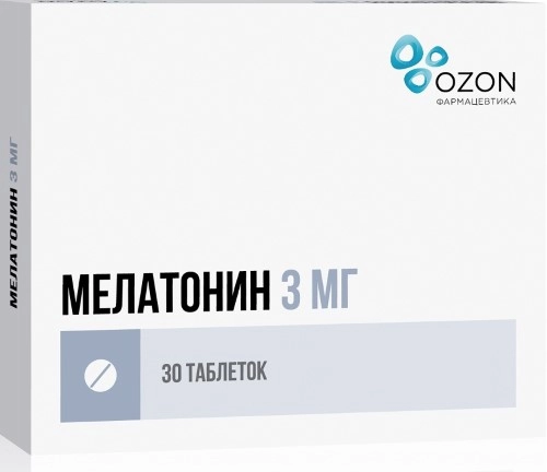 Мелатонин тб 3 мг № 30 (Озон)