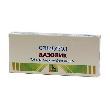 Дазолик тб 0,5 № 10
