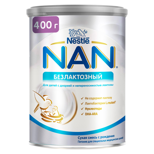 Нан Безлактозный смесь 400 г