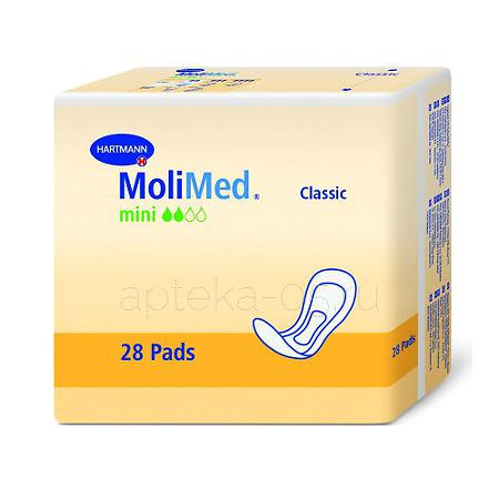 Хартманн Прокладки Molimed Classic Mini 280 мл № 28 для урологических больных
