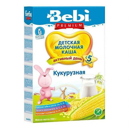 Беби Премиум Каша (мол) Кукурузная 200 г