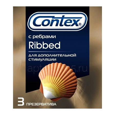 Презервативы "Contex" Ribbed (ребристые) № 3