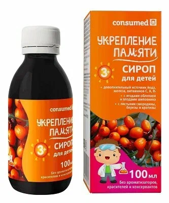 Консумед Сироп Укрепление памяти для детей 3+ 100 мл