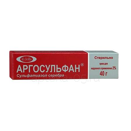 Аргосульфан крем 2% 40 г