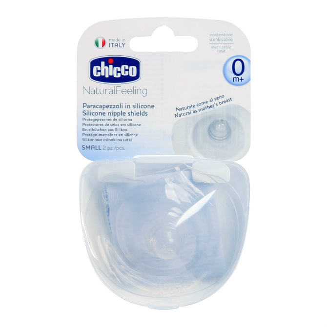 Chicco Накладки на соски сил. защитные маленькие № 2
