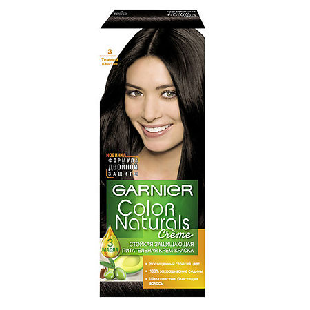 Garnier Краска д/волос Колор Нэчралс 3 темный каштан