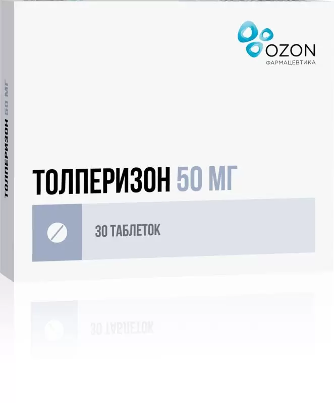 Толперизон тб  50 мг № 30 (Озон)