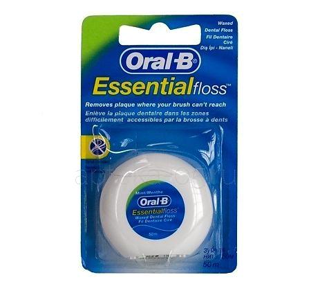 Oral-B Зубная нить Essential floss мятная 50 м