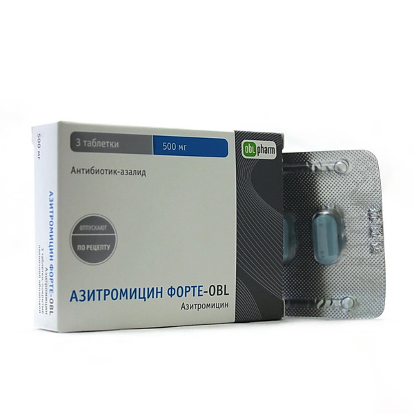 Азитромицин Форте-Алиум тб 500 мг № 3