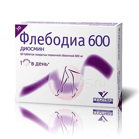 Флебодиа тб 600 мг № 30 (Иннотера)