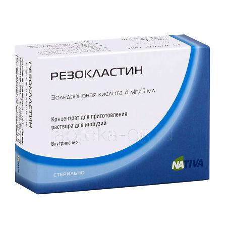 Резокластин фл 4 мг/5 мл