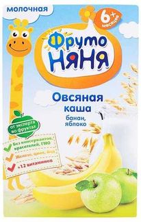 Фруто Няня Каша Овсяная с персиком 200 г