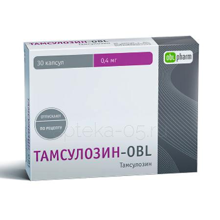 Тамсулозин-OBL капс 0,4 мг № 30