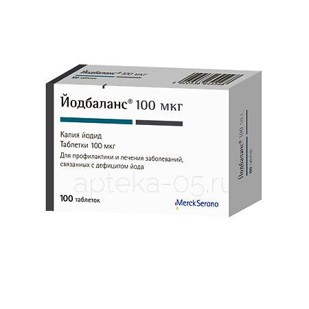 Йодбаланс тб 100 мкг № 100