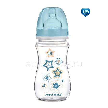 Canpol Бутылочка шир. PP EasyStart антикол. 240 мл 3 м+ (35/217)